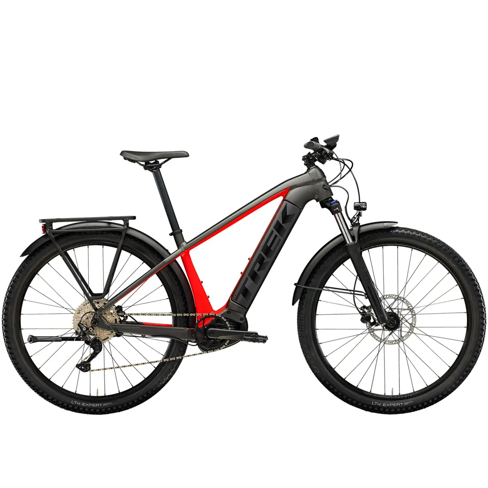 Image of Trek Powerfly Sport 4 Equipped Electric Bike 2023 Matte Black/Gloss Red
