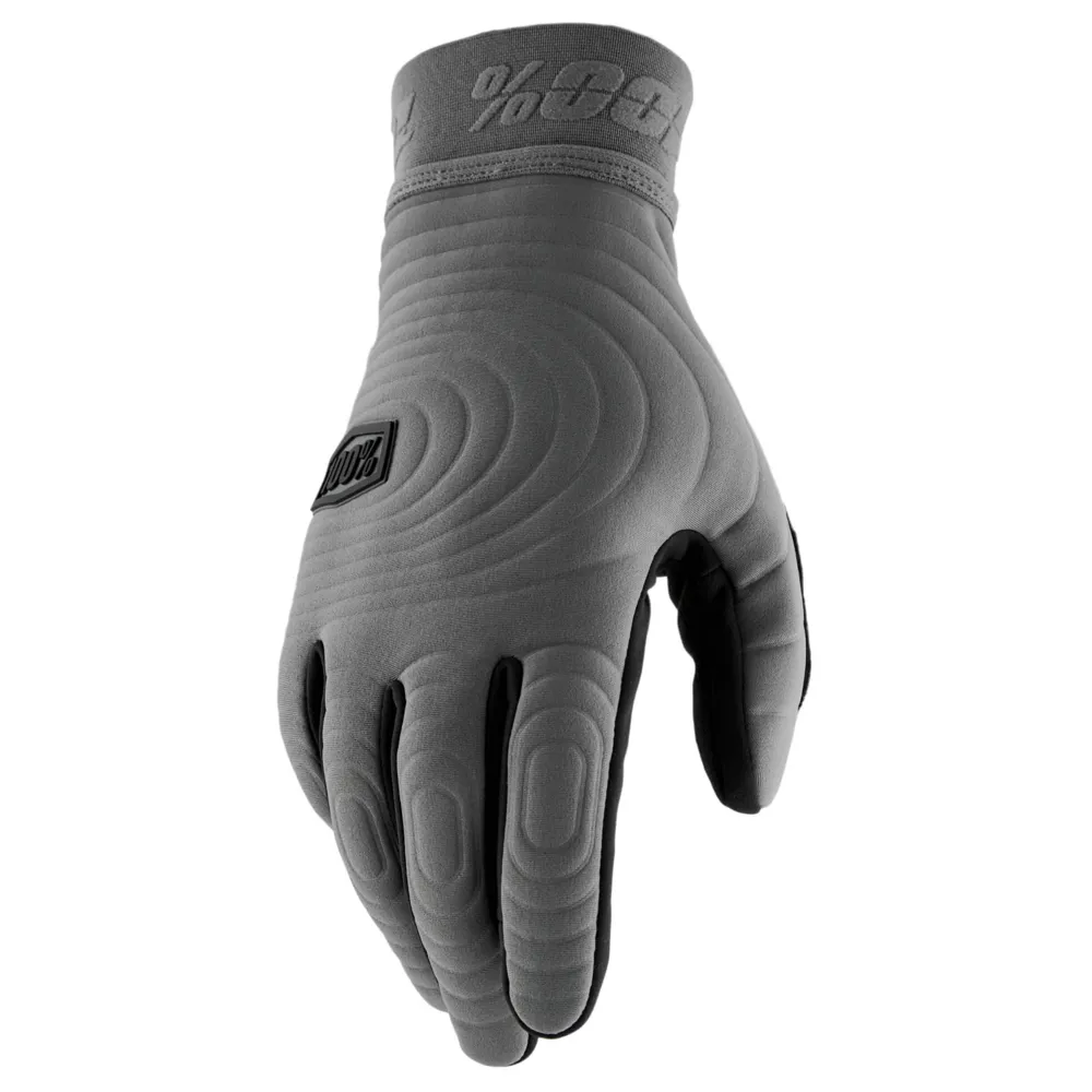 100 Percent 100 Percent Brisker Xtreme MTB Gloves Charcoal