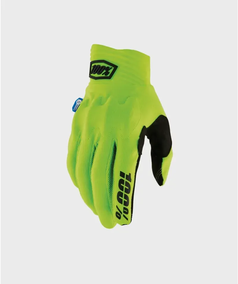 100 Percent Cognito Smart Shock Glove Fluo Yellow
