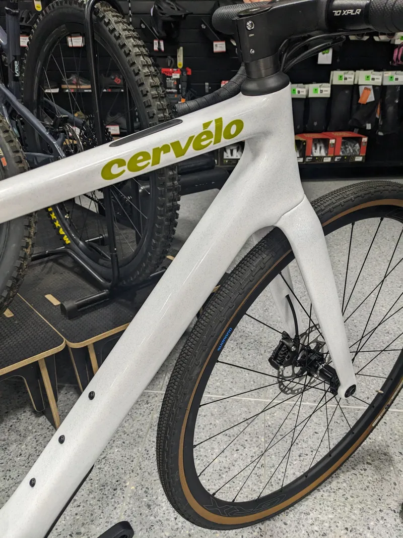 Custom Cervelo Aspero GRX RX610 2x Gravel Bike 2025 White-3