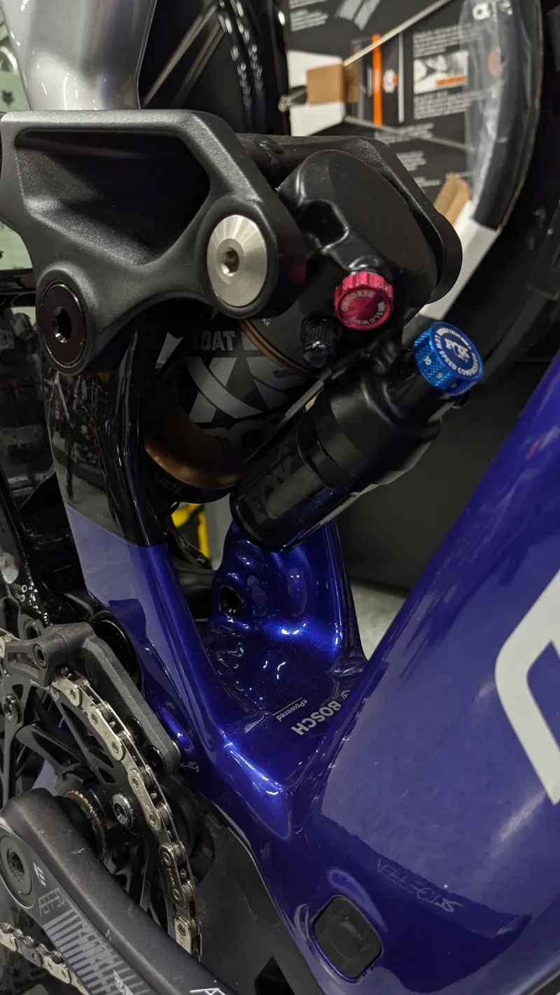 EX Display Mondraker Crafty Carbon RR Medium Electric Bike 2026 Blue/Silver/Black-5