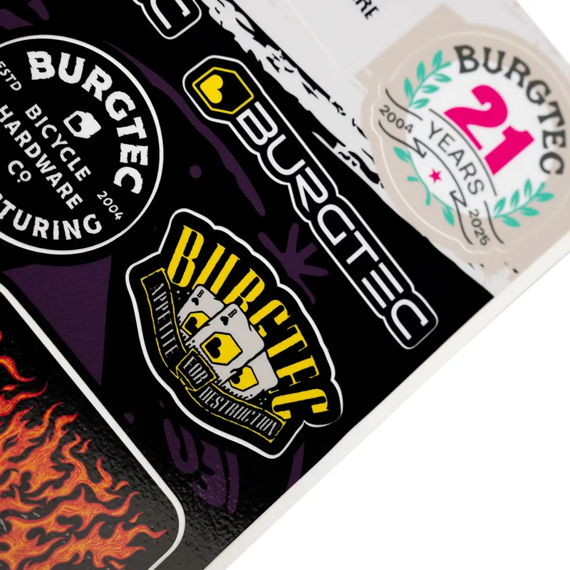 Burgtec Helmet Stamps Sticker Sheet-3