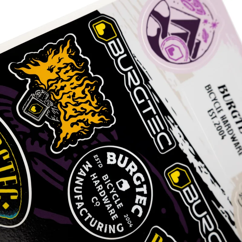 Burgtec Helmet Stamps Sticker Sheet-2