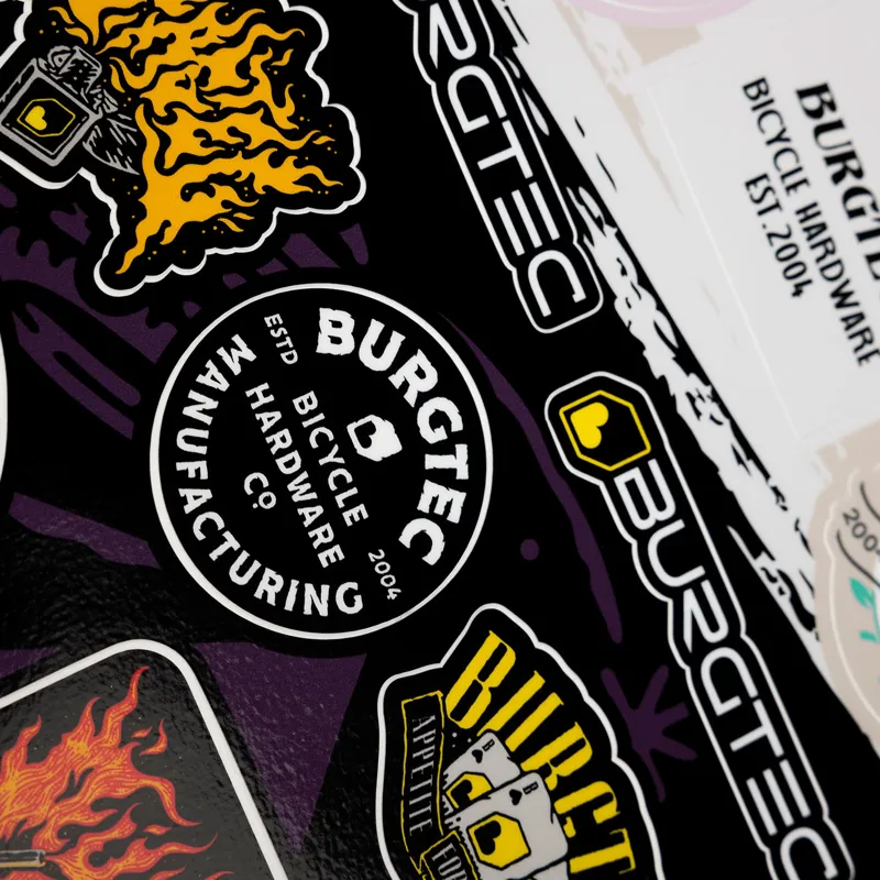 Burgtec Helmet Stamps Sticker Sheet-5
