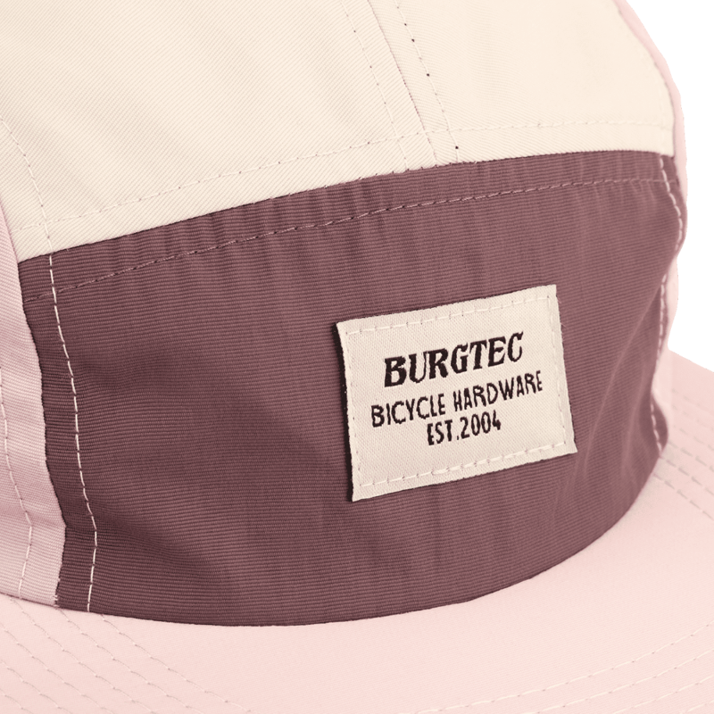 Burgtec Courier Five Panel Cap Pink Lemonade-2