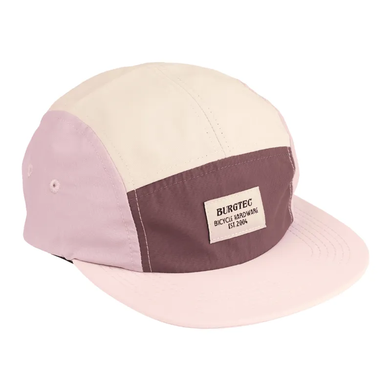 Burgtec Courier Five Panel Cap Pink Lemonade