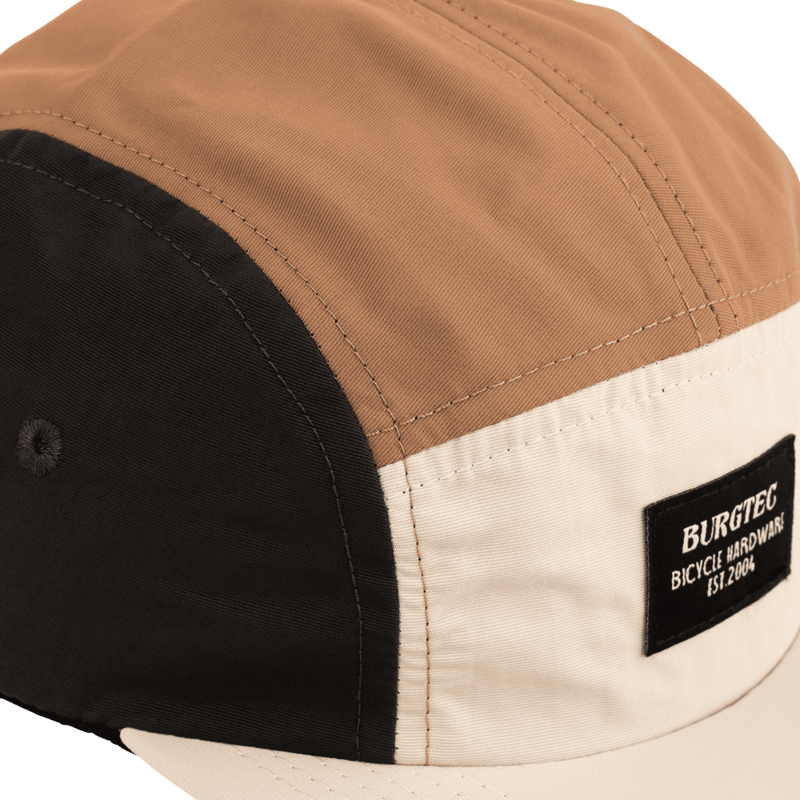 Burgtec Courier Five Panel Cap Macchiato Mix-2