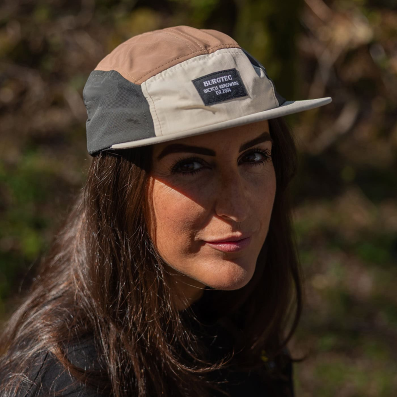 Burgtec Courier Five Panel Cap Macchiato Mix-6