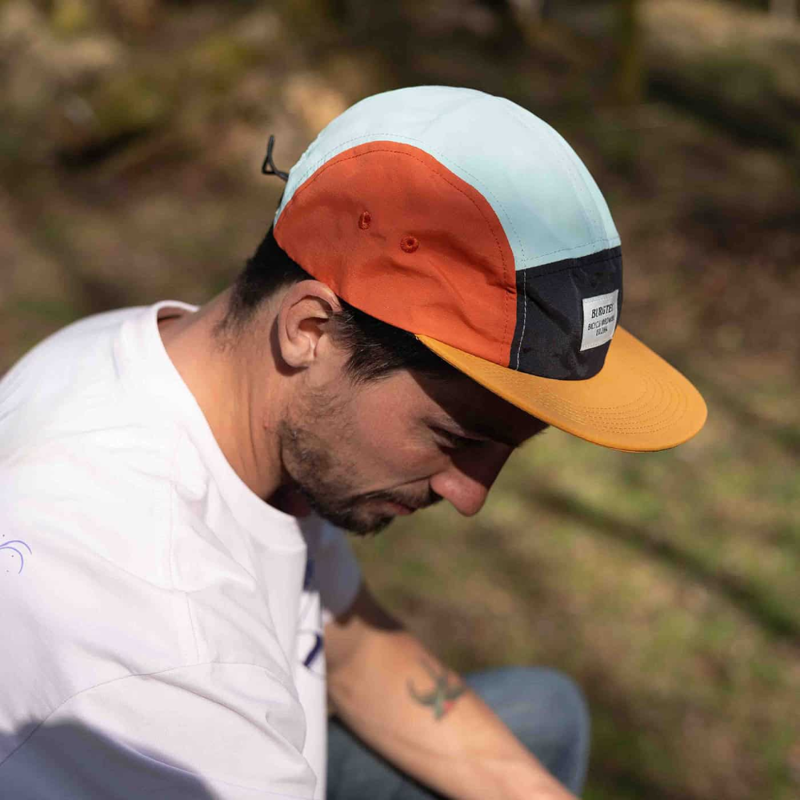 Burgtec Courier Five Panel Cap Sweet Mustard-5