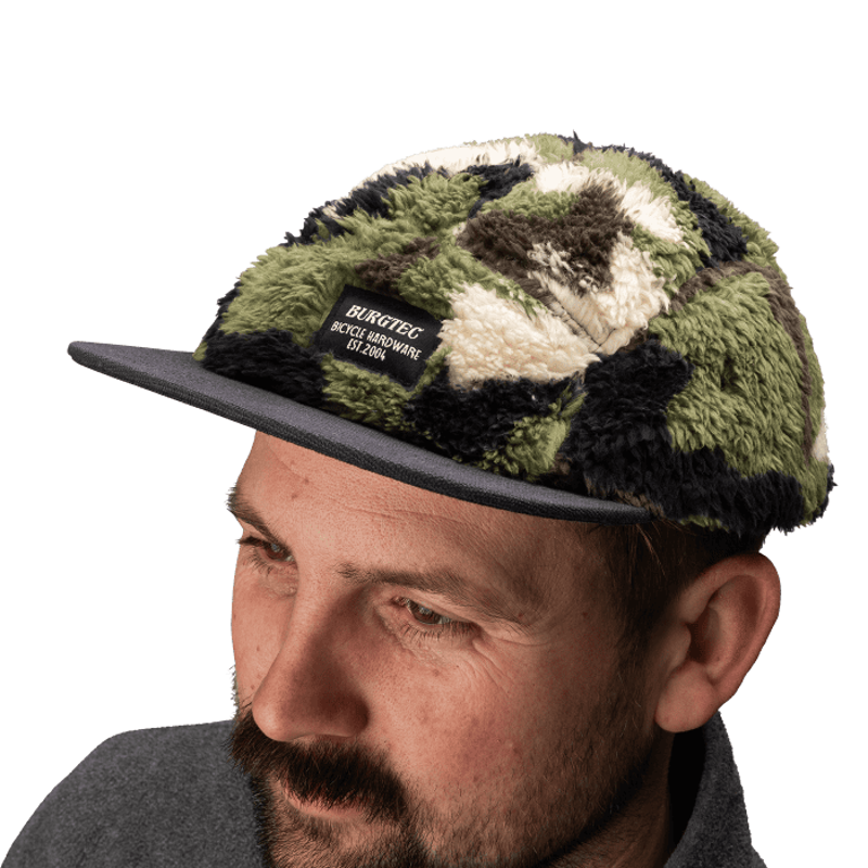Burgtec Renegade Sherpa Five Panel Hat Camo-3