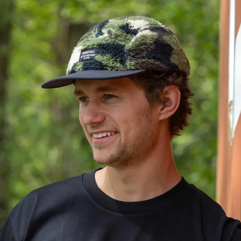 Burgtec Renegade Sherpa Five Panel Hat Camo