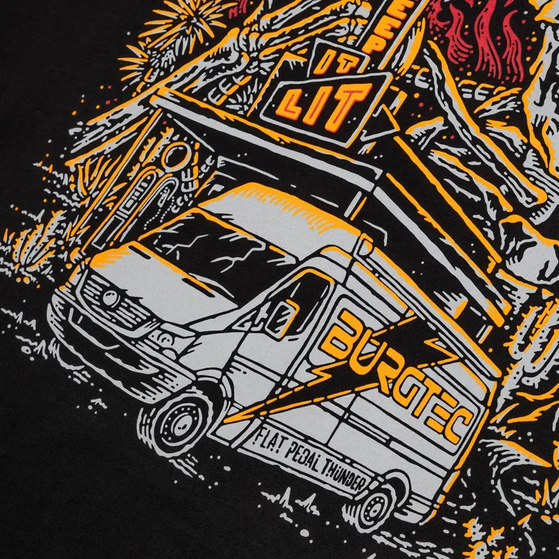 Burgtec Keep it Lit SS Tee Black-4