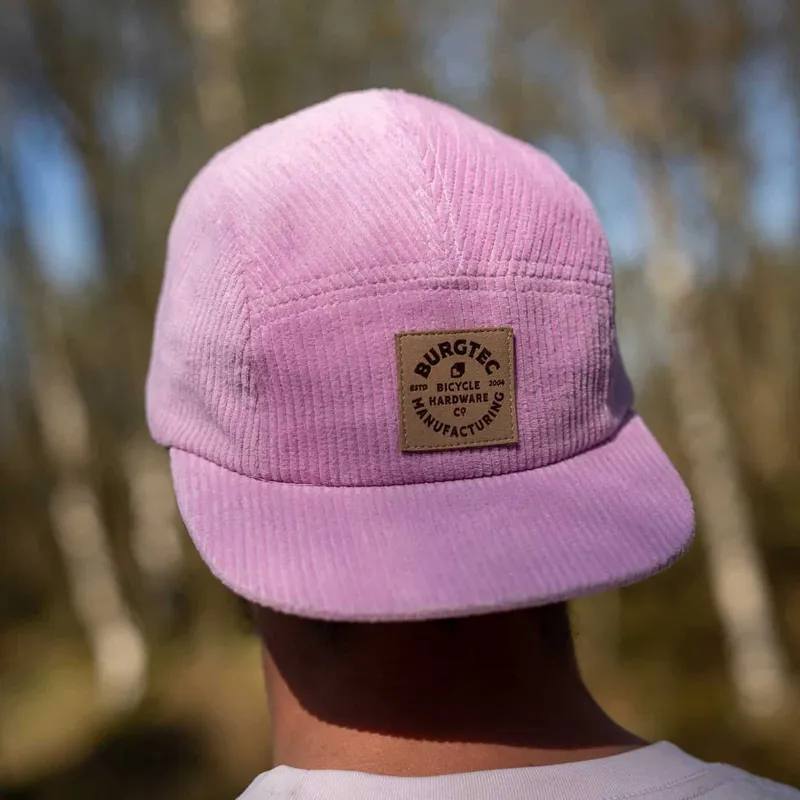 Burgtec Bandit Corduroy Five Panel Hat Candyfloss-6