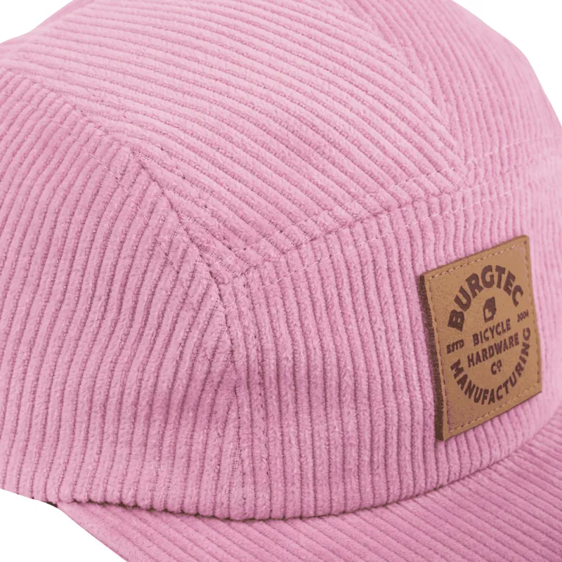 Burgtec Bandit Corduroy Five Panel Hat Candyfloss-2
