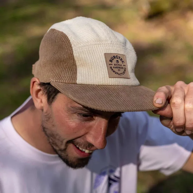 Burgtec Bandit Corduroy Five Panel Hat Grandad-5