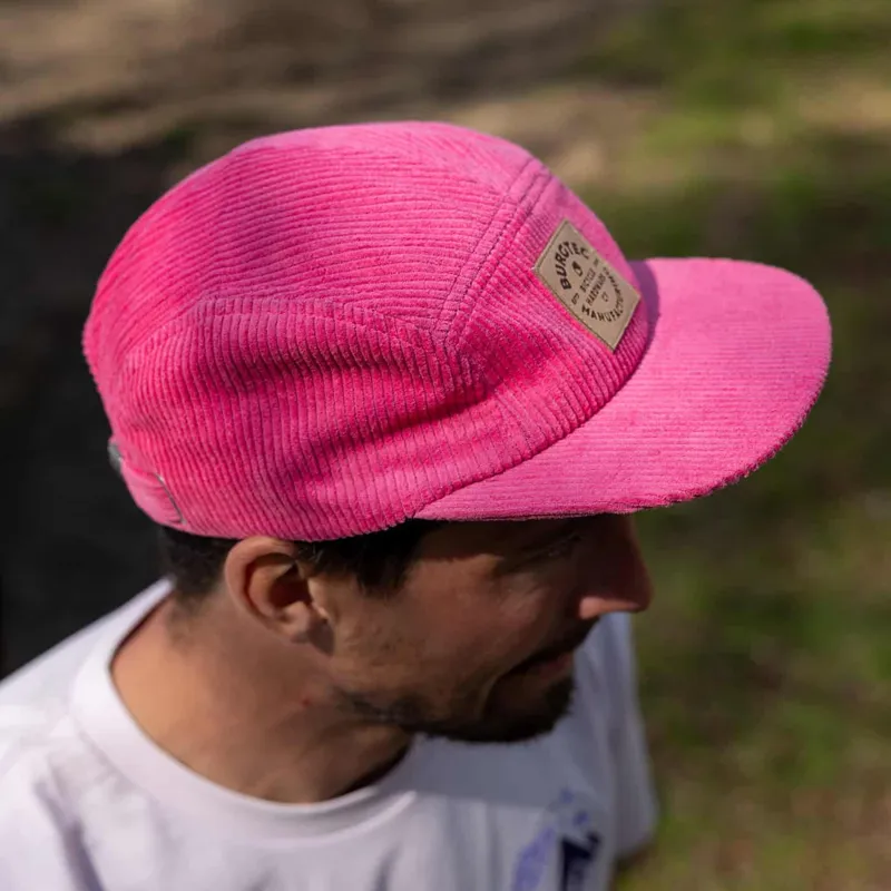 Burgtec Bandit Corduroy Five Panel Hat Toxic Barbie-6