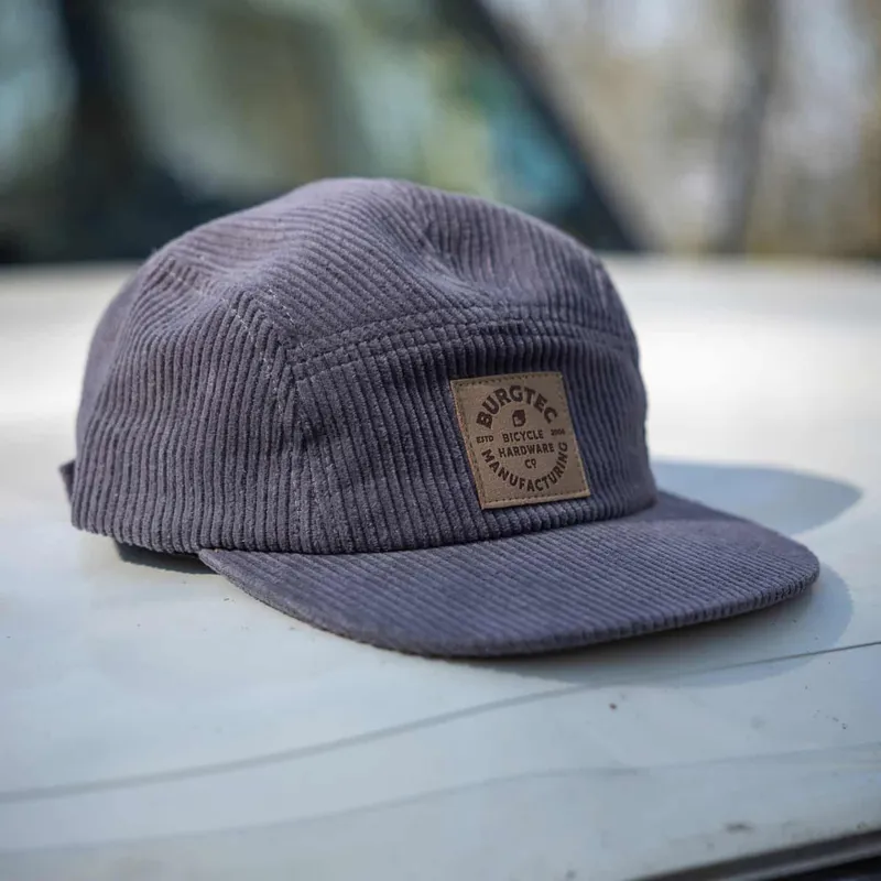Burgtec Bandit Corduroy Five Panel Hat Slate-5