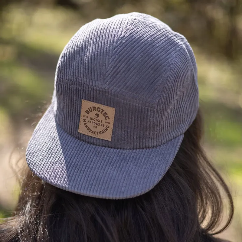 Burgtec Bandit Corduroy Five Panel Hat Slate-7
