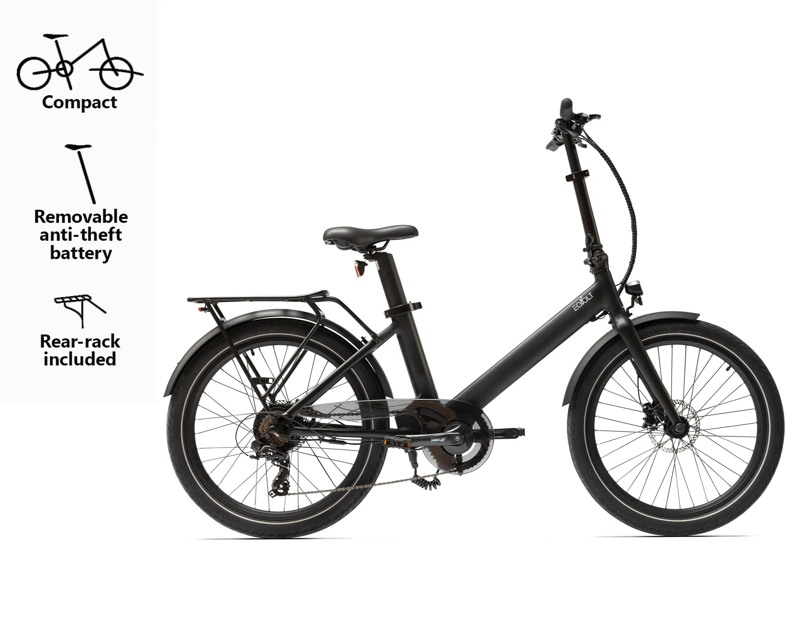 Eovolt Evening 24 Compact Electric Folding Bike 2022 Moon Grey-1