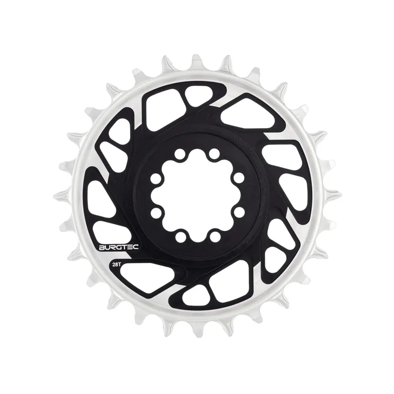 Burgtec SRAM 8-Bolt 3mm Offset Thick/Thin Chainring Burgtec Black