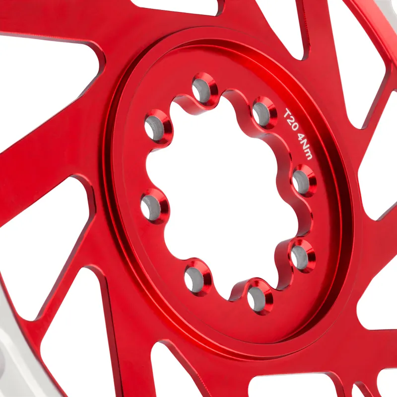 Burgtec SRAM 8-Bolt 3mm Offset Thick/Thin Chainring Race Red-2