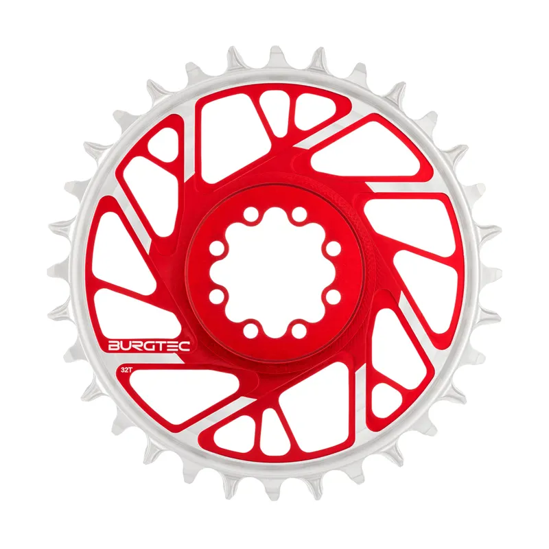 Burgtec SRAM 8-Bolt 3mm Offset Thick/Thin Chainring Race Red