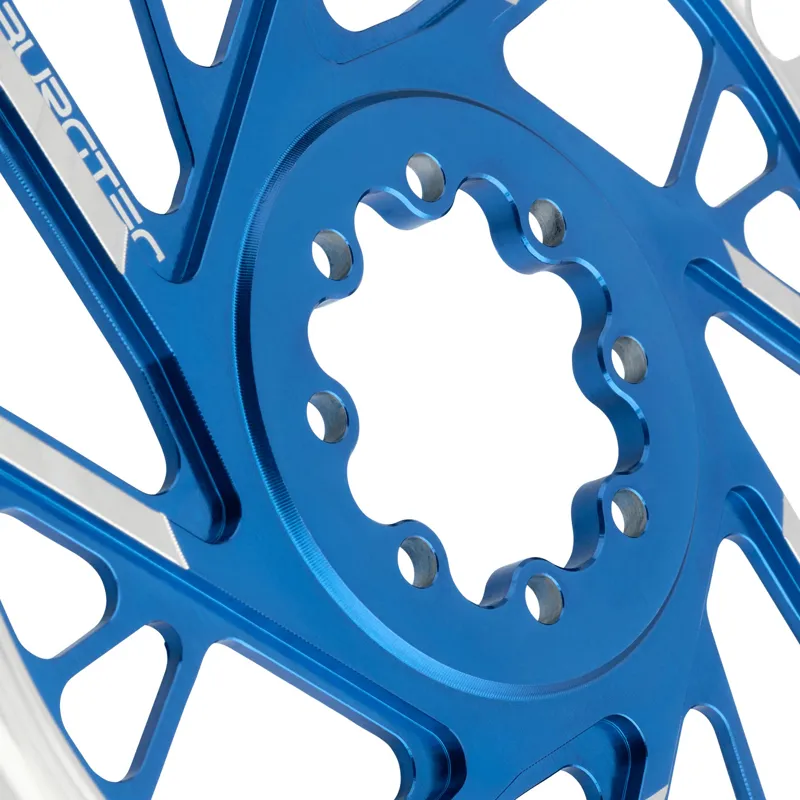 Burgtec SRAM 8-Bolt 3mm Offset Thick/Thin Chainring Deep Blue-3