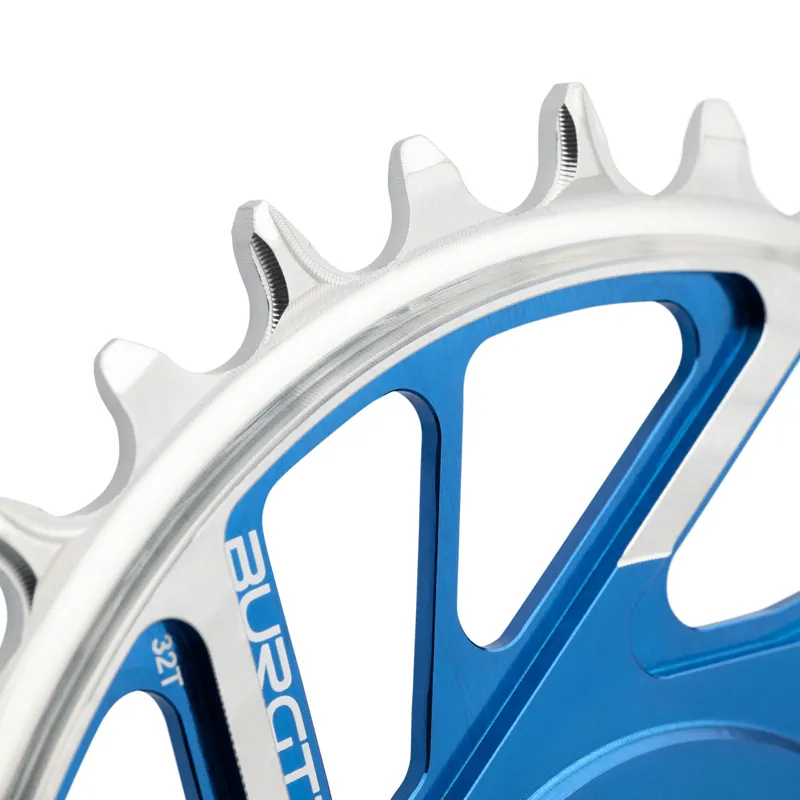 Burgtec SRAM 8-Bolt 3mm Offset Thick/Thin Chainring Deep Blue-1