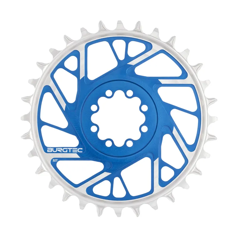 Burgtec SRAM 8-Bolt 3mm Offset Thick/Thin Chainring Deep Blue