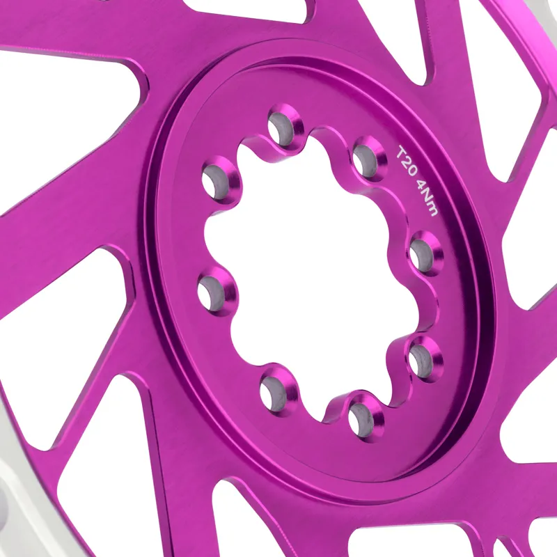 Burgtec SRAM 8-Bolt 3mm Offset Thick/Thin Chainring Purple Rain-2