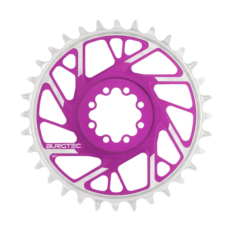 Burgtec SRAM 8-Bolt 3mm Offset Thick/Thin Chainring Purple Rain