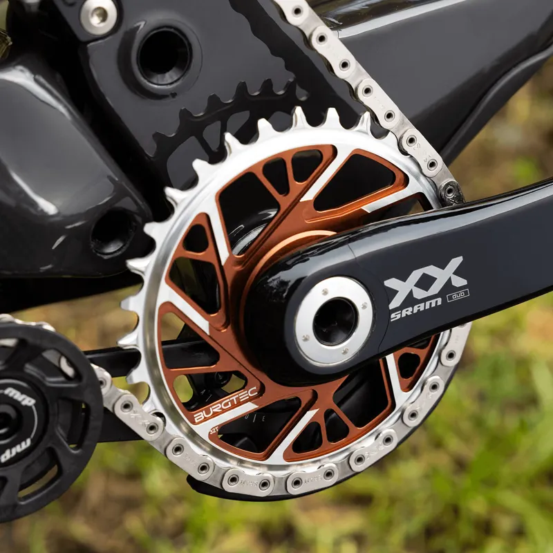 Burgtec SRAM 8-Bolt 3mm Offset Thick/Thin Chainring Kash Bronze-4
