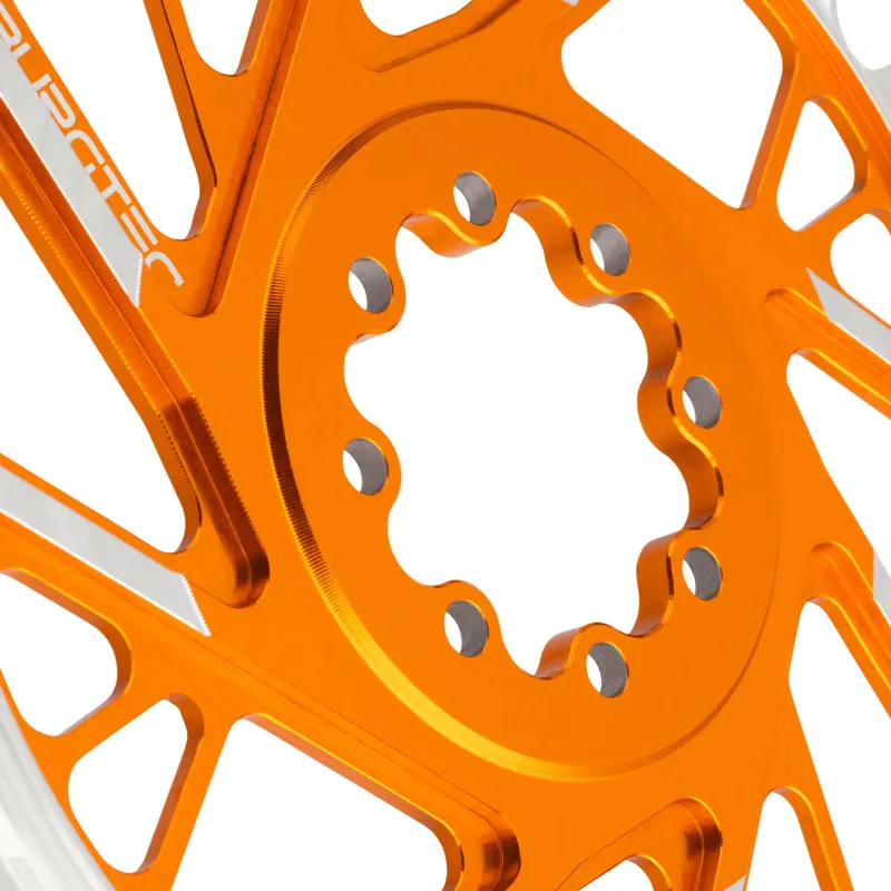 Burgtec SRAM 8-Bolt 3mm Offset Thick/Thin Chainring Iron Bro Orange-3