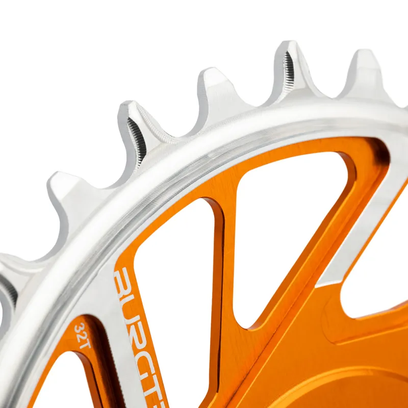 Burgtec SRAM 8-Bolt 3mm Offset Thick/Thin Chainring Iron Bro Orange-1
