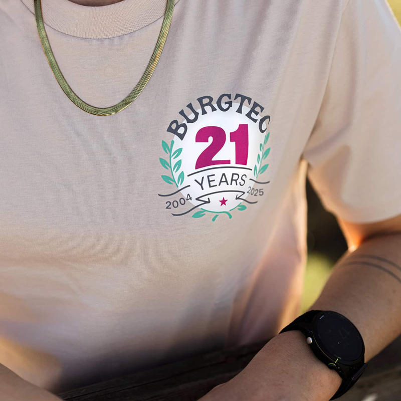 Burgtec 21 Years Crest SS Tee Beige-7