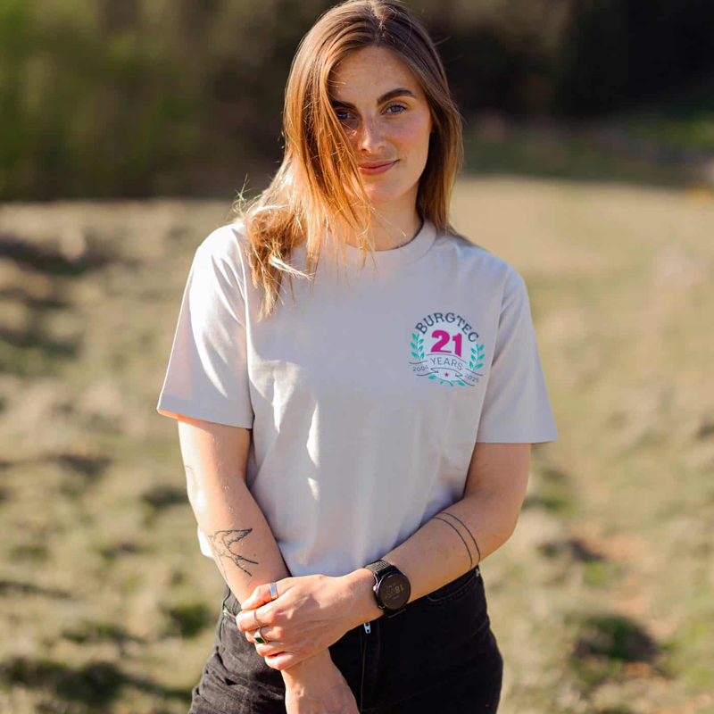 Burgtec 21 Years Crest SS Tee Beige-9