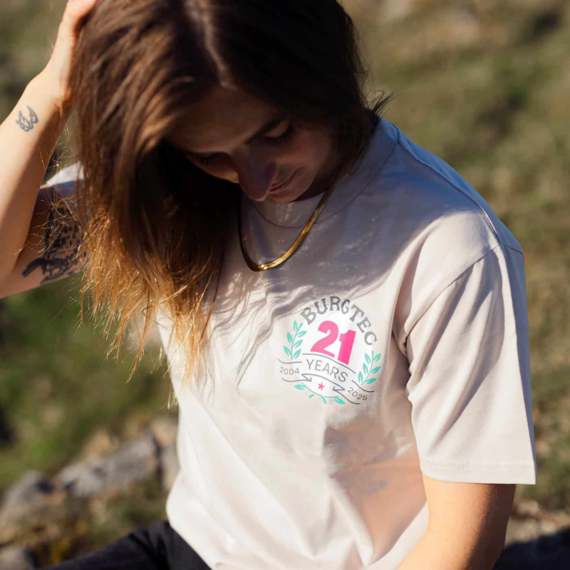 Burgtec 21 Years Crest SS Tee Beige-8