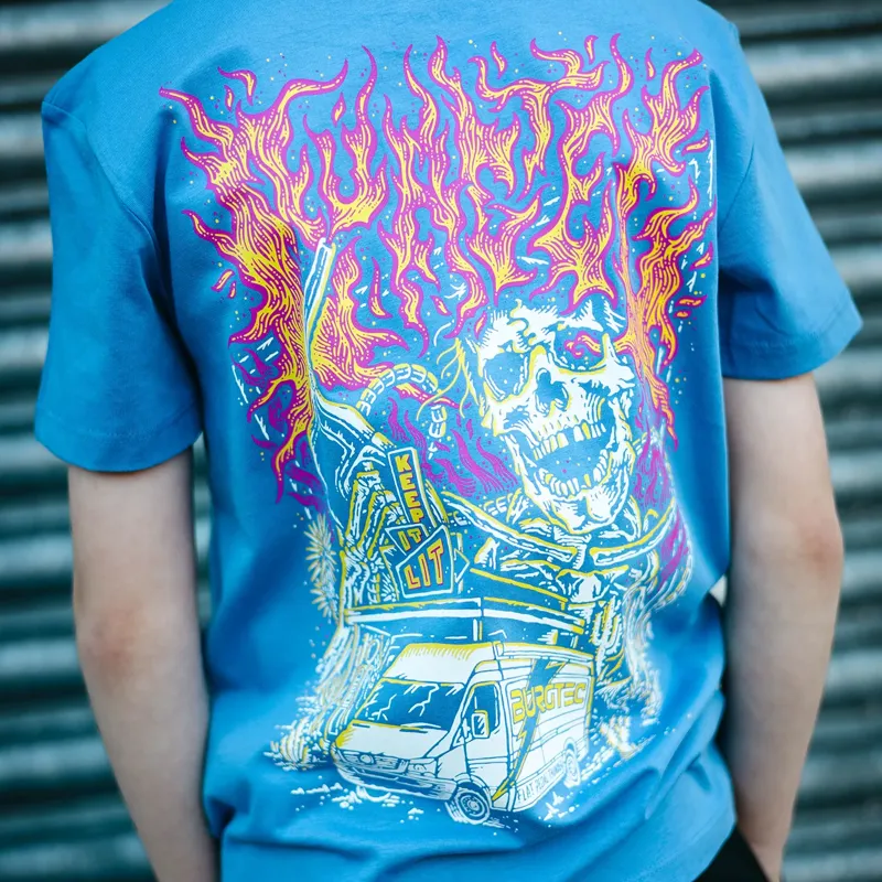 Burgtec Keep it Lit Youth SS Tee Blue-1