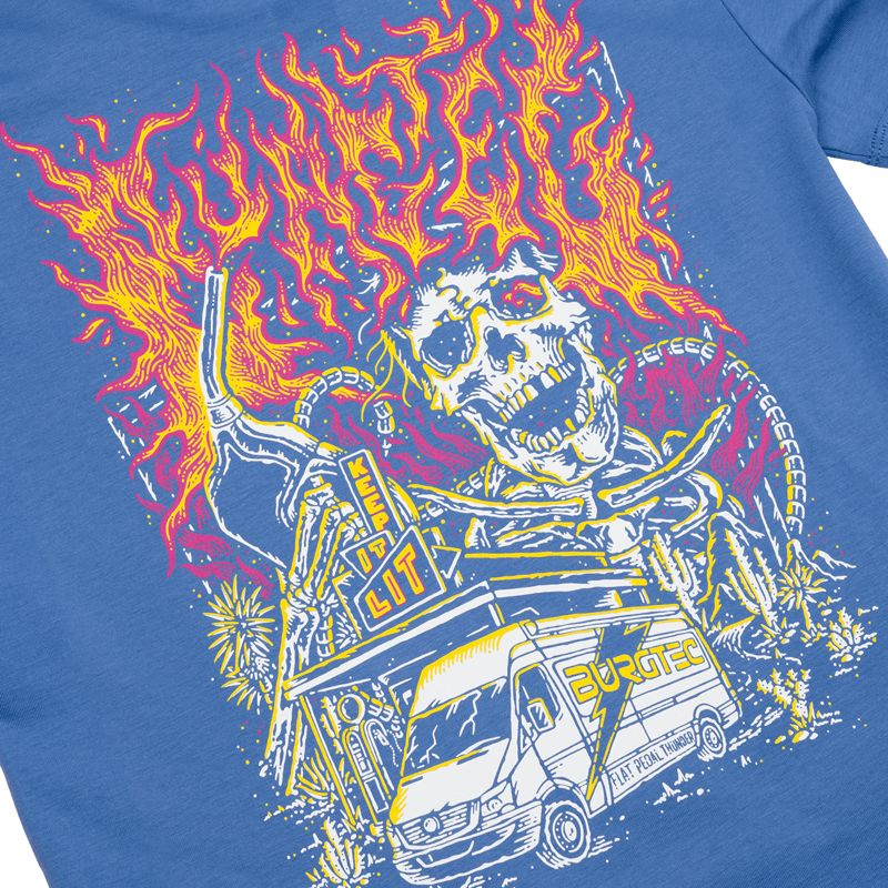Burgtec Keep it Lit Youth SS Tee Blue-3