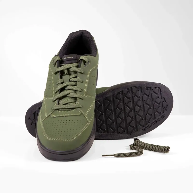 Endura Hummvee Flat MTB Shoes Olive Green-1