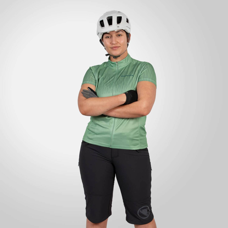 Endura Hummvee Ray Womens SS MTB Jersey II Jade-2