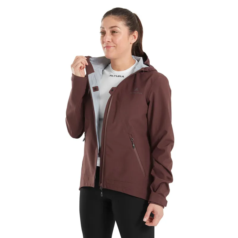 Altura Esker Waterproof Jacket Women Burgundy-4