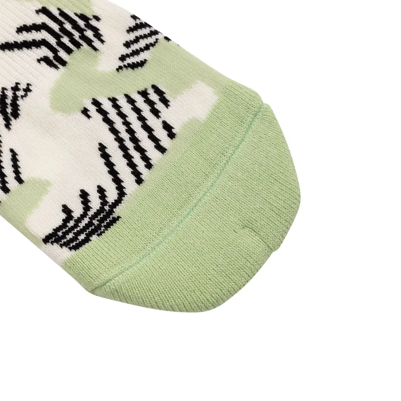 Burgtec EveryDay Crew Patterned Socks Snazzy Sage-3