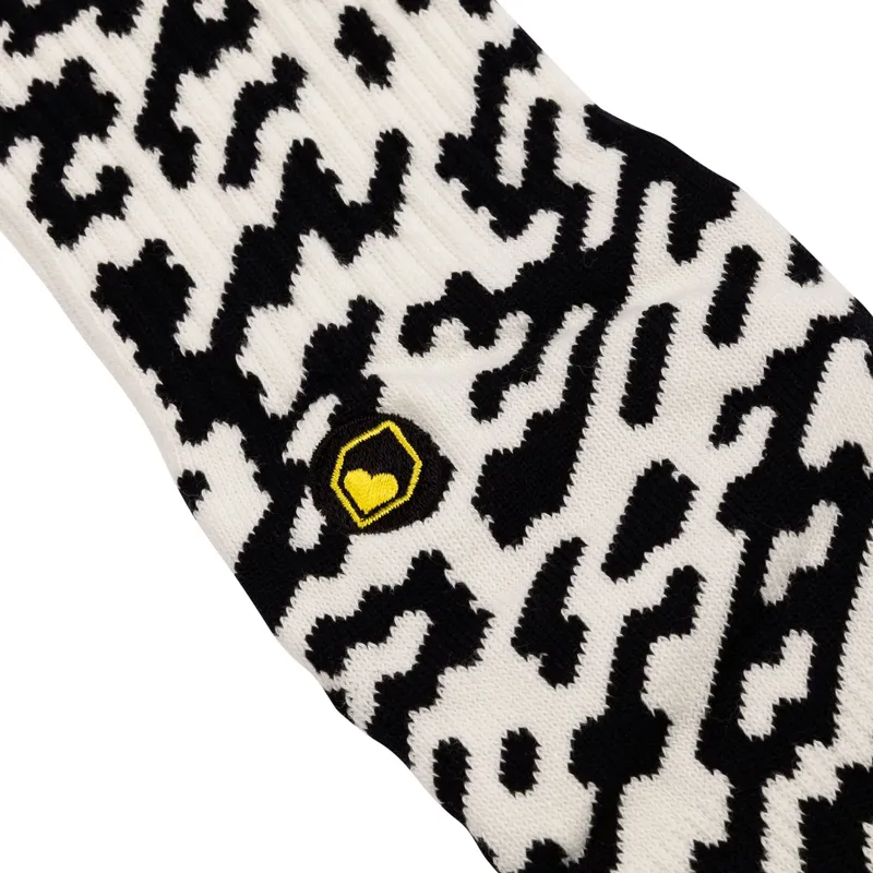 Burgtec EveryDay Crew Patterned Socks Zaggo-1