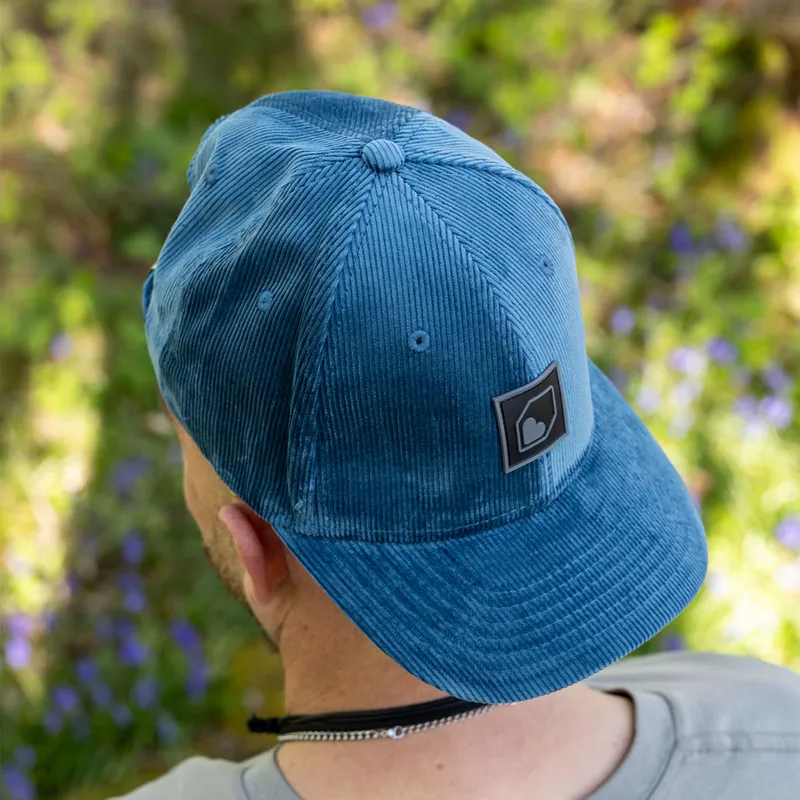 Burgtec Icon Classic Baseball Cap Steel Blue-7
