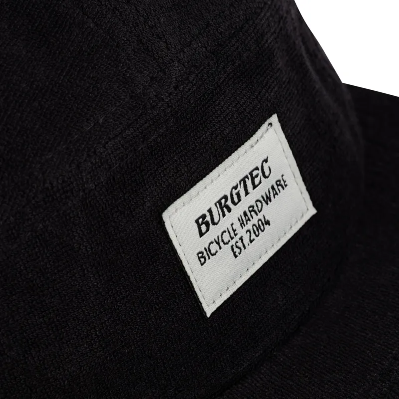 Burgtec Arcade 5 Panel Cap Black-3