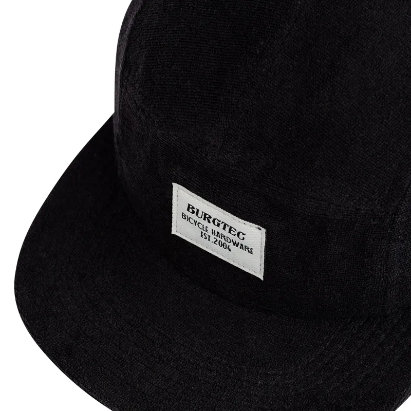 Burgtec Arcade 5 Panel Cap Black-2