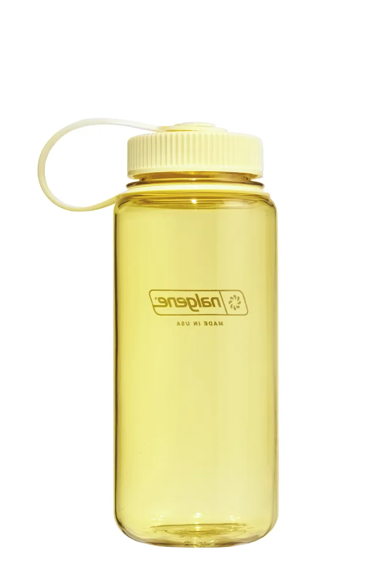 Nalgene Wide Mouth Sustain Tritan 50% Recycled 500ml Bottle Monochrome Butter-1