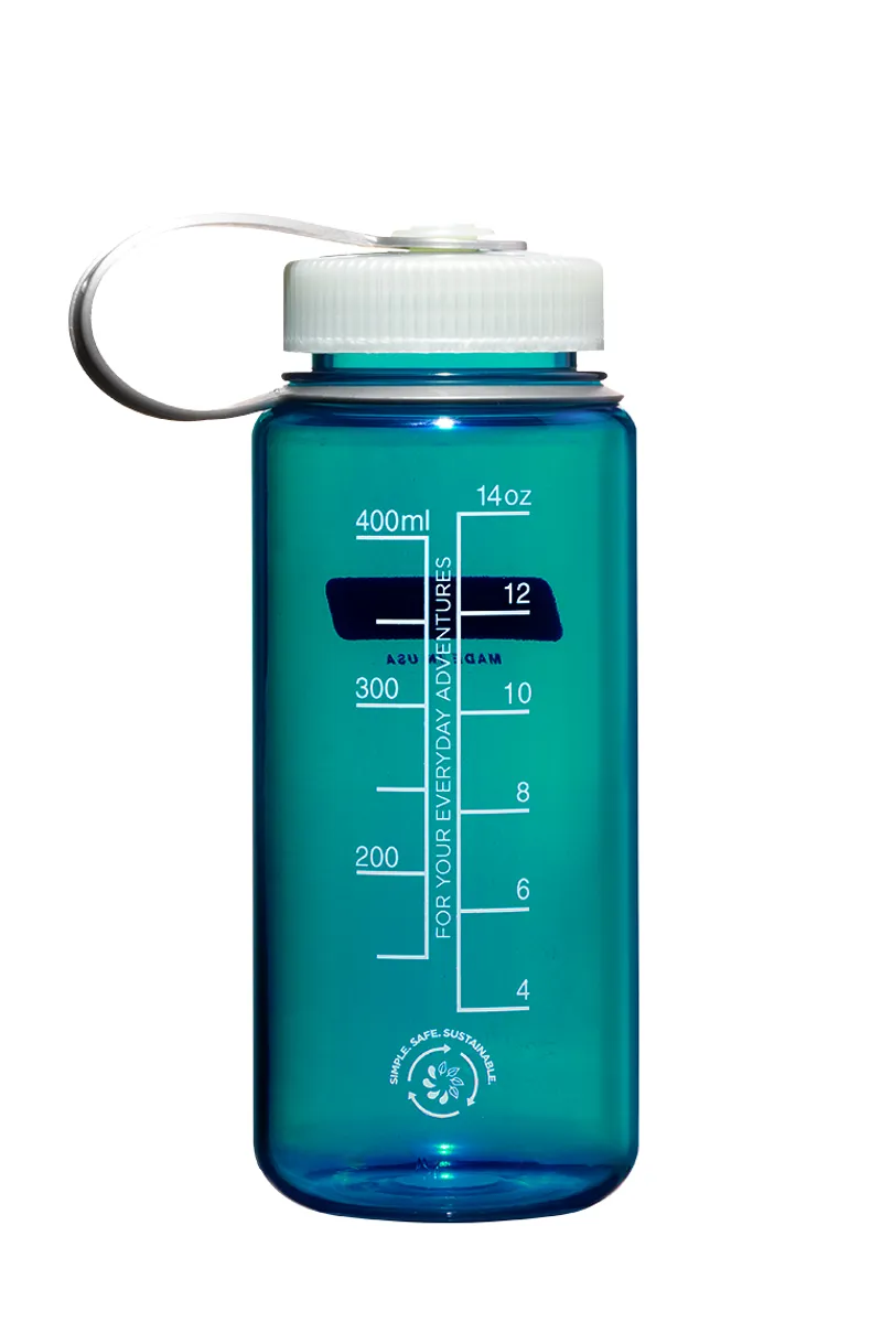 Nalgene Wide Mouth Sustain Tritan 50% Recycled 500ml Bottle Trout Green-1