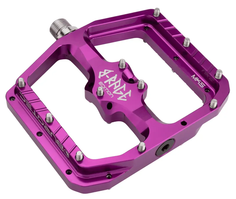 Burgtec Penthouse Flat MK5 B-Rage Edition Pedals Purple Rain